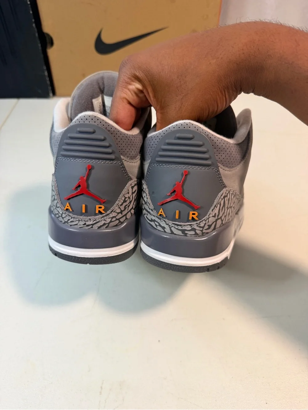 Jordan Air Jordan 3 Retro Cool Grey Men's Mid Top Lace-Up